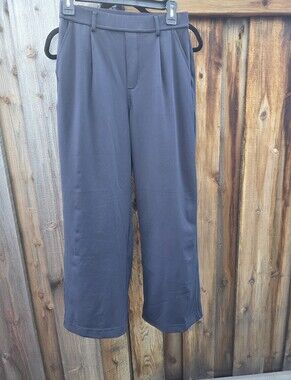 HALARA Black And Blue Petite High-Rise Wide Leg Pants